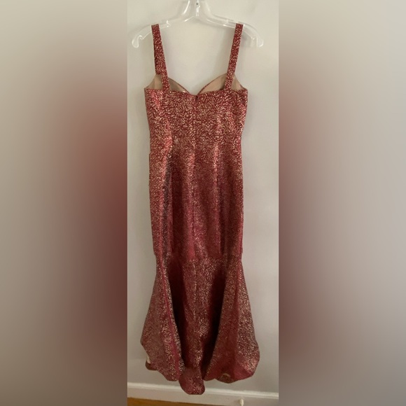 ML Monique Lhuillier Flounced Maxi Dress size 2p new with tag - Picture 8 of 9